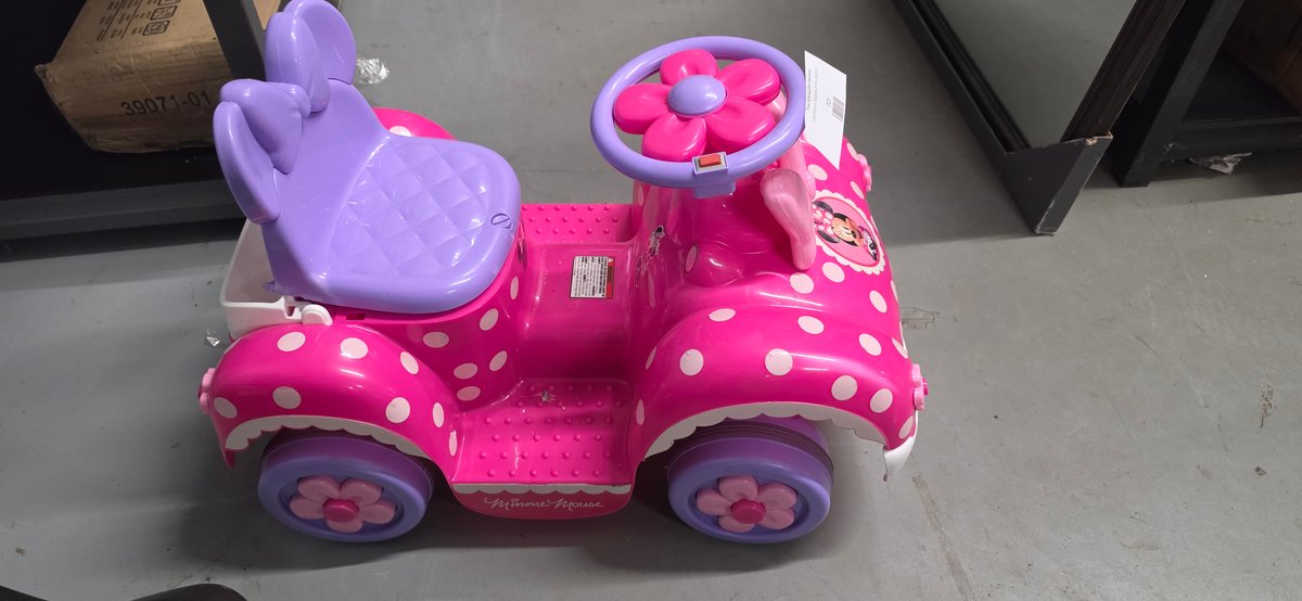 Disney Minnie Mouse Toddler Battery-Powered Ride-On Car