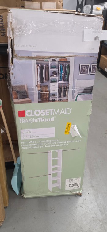 ClosetMaid BrightWood 16 in. Wide Closet Organizer