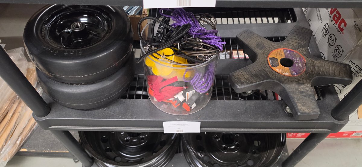 11X4.00-5 Flat-Free Wheels, Rolling Dolly, and Hardware