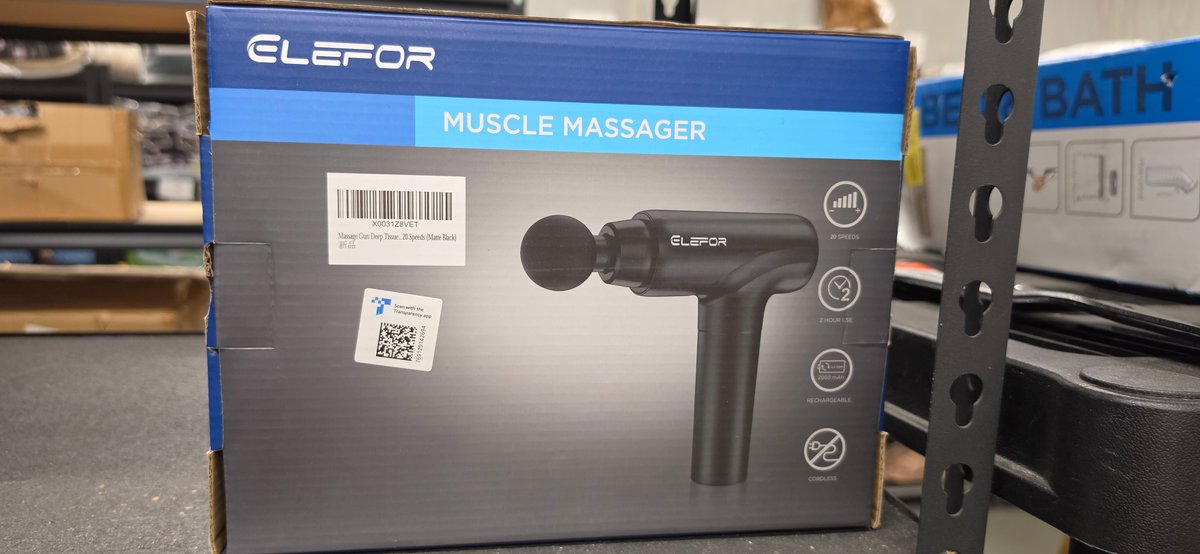 ELEFOR Cordless Rechargeable Muscle Massager