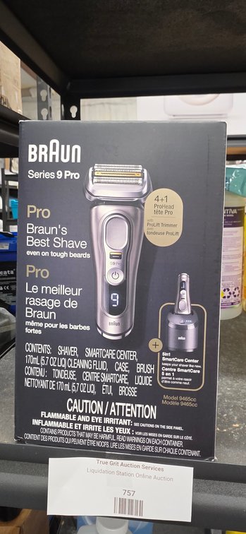 Braun Series 9 Pro Model 9465cc Electric Shaver