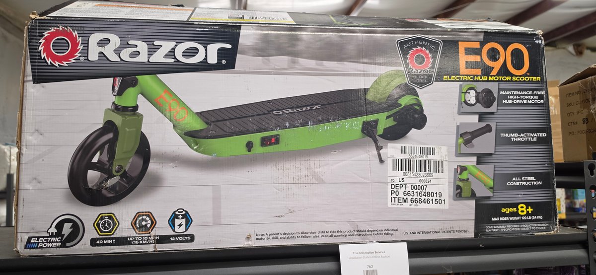Razor Black Label E90 Electric Hub Motor Scooter