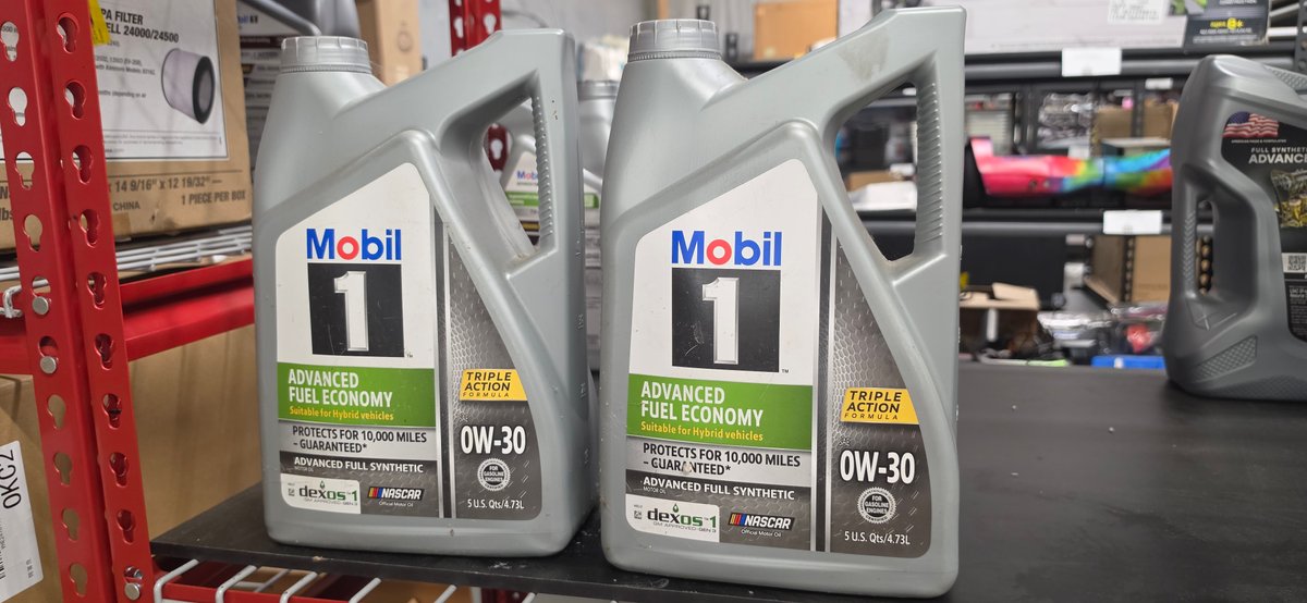 Mobil 1 Advanced Fuel Economy 0W-30 Motor Oil Jugs