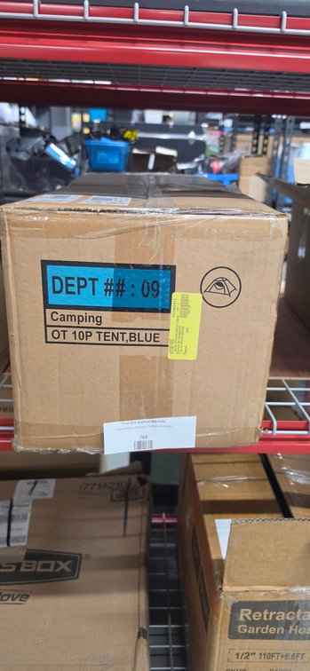 OT 10-Person Camping Tent, Blue