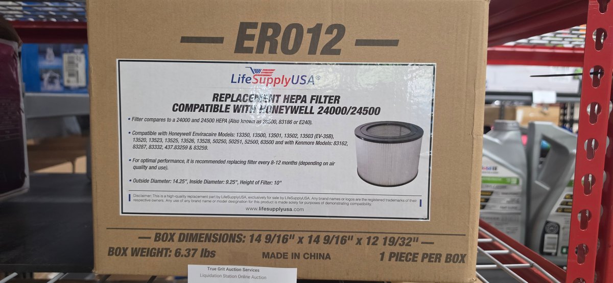 LifeSupplyUSA ER012 Replacement HEPA Filter for Honeywell