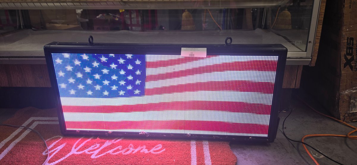 Programmable RGB LED Scrolling Display Sign