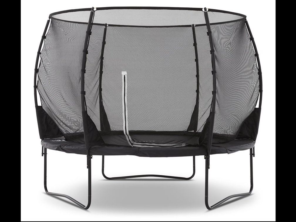 Plum 14ft Magnitude Springsafe Trampoline and Enclosure Box 1