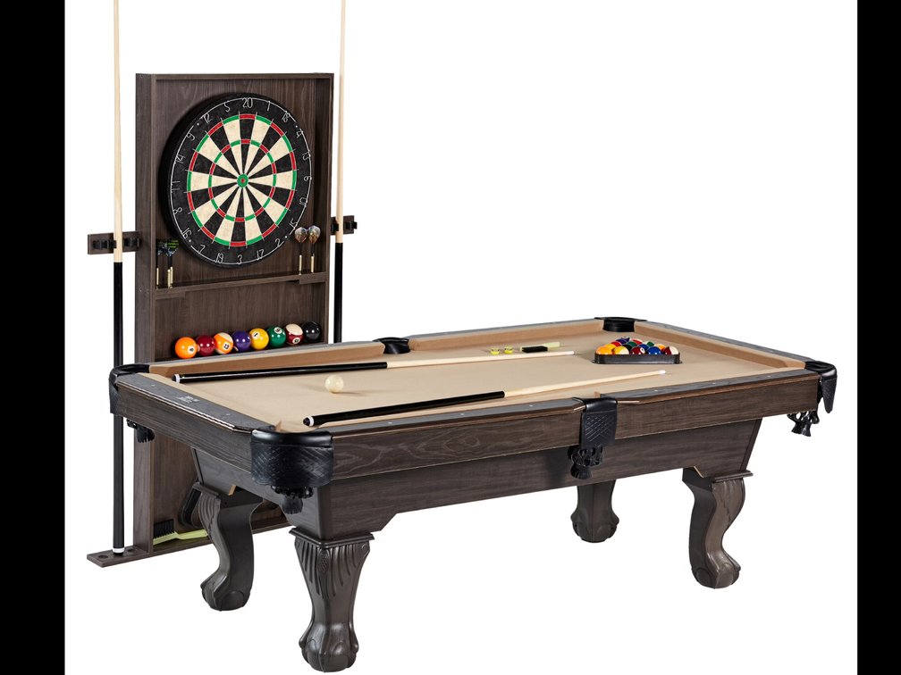 Barrington BL090Y19014 90 Inch Ball and Claw Pool Table