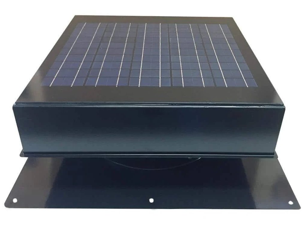 Remington Solar SF20-BLK Roof Mount Solar Attic Fan