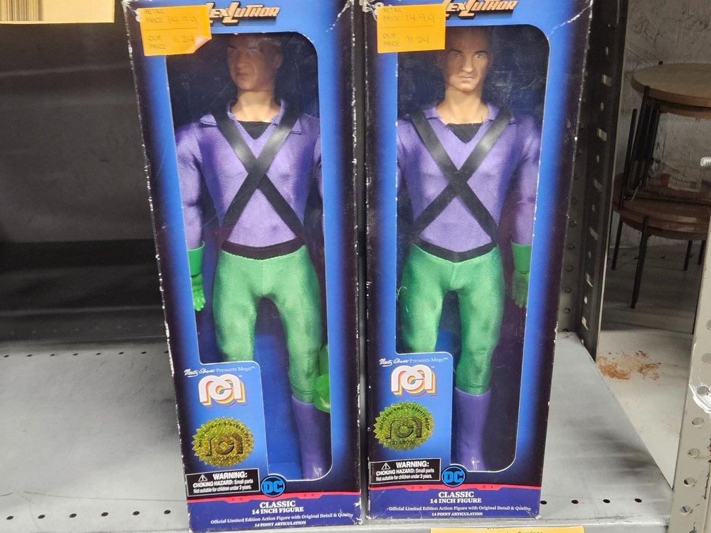 Mego DC Classic Lex Luthor 14-Inch Action Figures