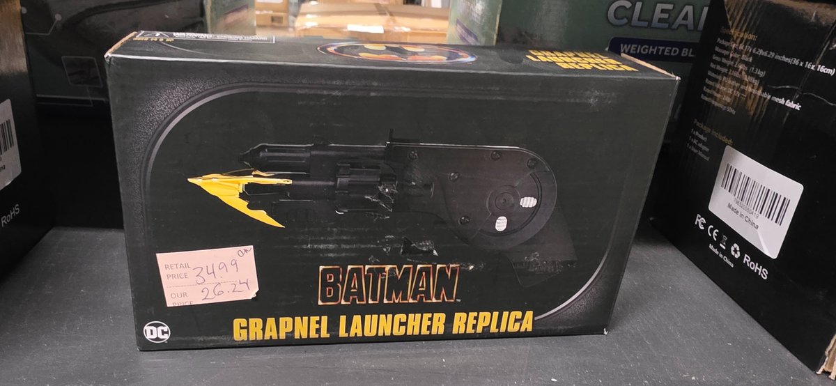 DC Batman Grapnel Launcher Replica in Box