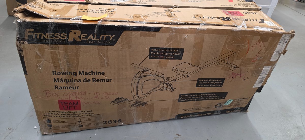 Fitness Reality 2636 Magnetic Resistance Rowing Machine