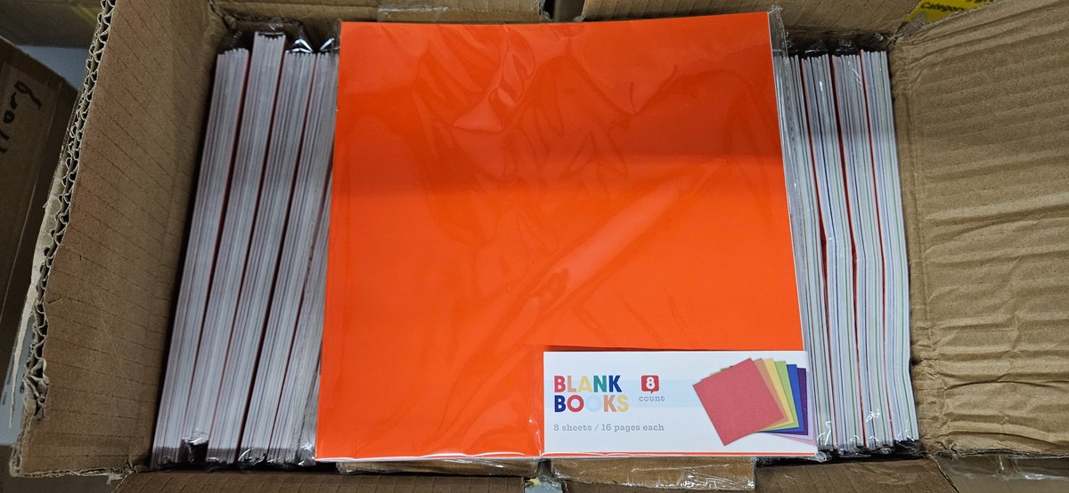 Bullseye's Playground Blank Books in Four Cartons