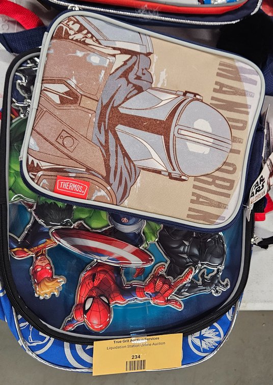 Zippered Backpack and Insulated Lunch Box
