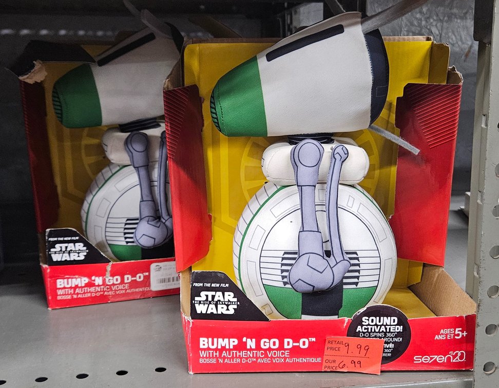 Seven20 Star Wars Bump 'N Go D-O Plush Droids