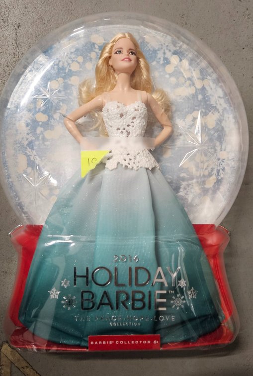 Mattel Barbie Collector 2016 Holiday Barbie Doll DGX98