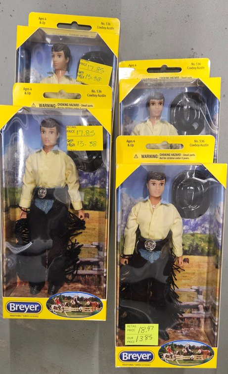 Breyer Traditional Series No. 536 Cowboy Austin Figures