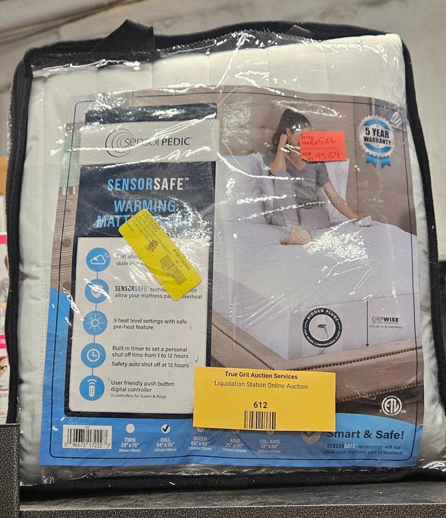 SensorPEDIC SensorSafe Full Warming Mattress Pad