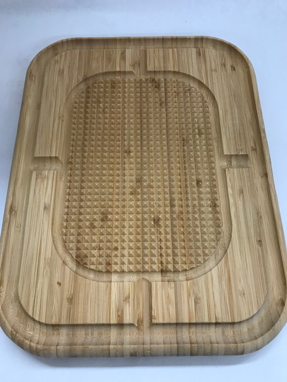 100% Bamboo Meat Carving Board