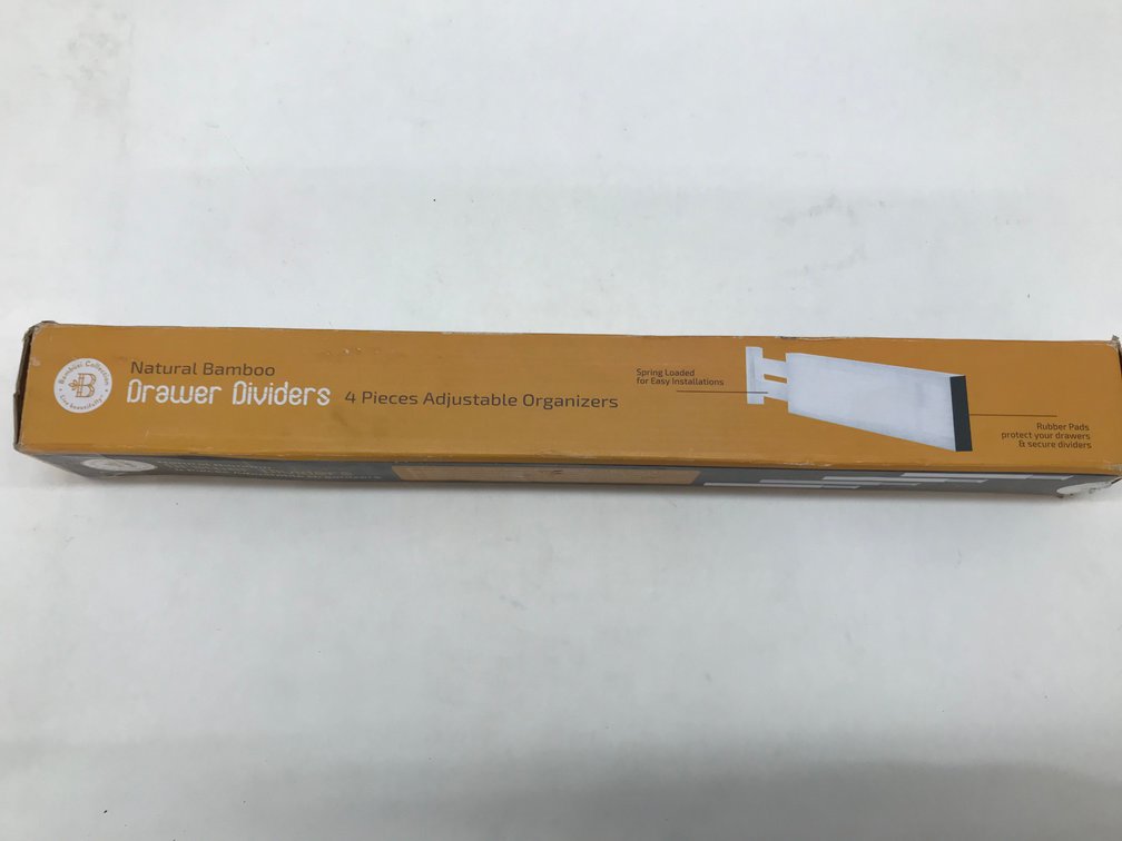 (2x)Natural Bamboo Drawer Dividers