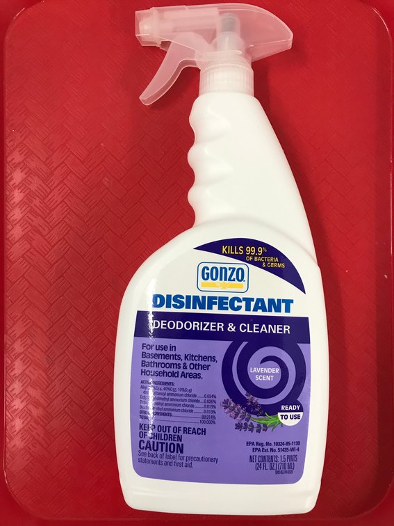 (2x) Gonozo Disinfectant 24FL. OZ.
