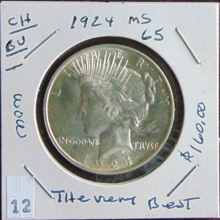 1924 Peace Dollar MS++.