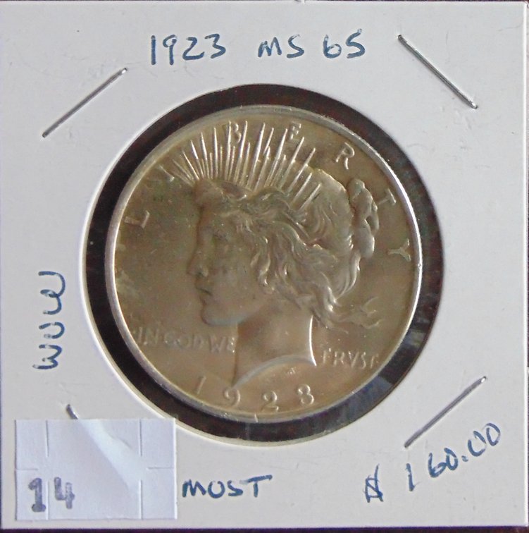 1923 Peace Dollar MS++.
