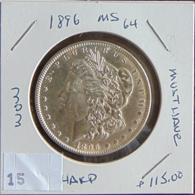 1896 Morgan Dollar MS.