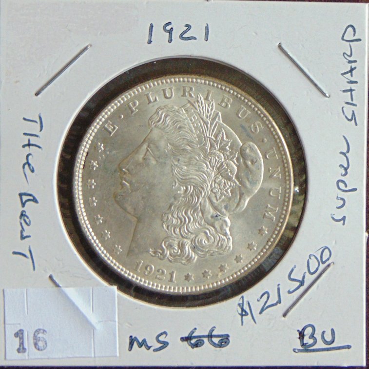 1921 Morgan Dollar MS++.