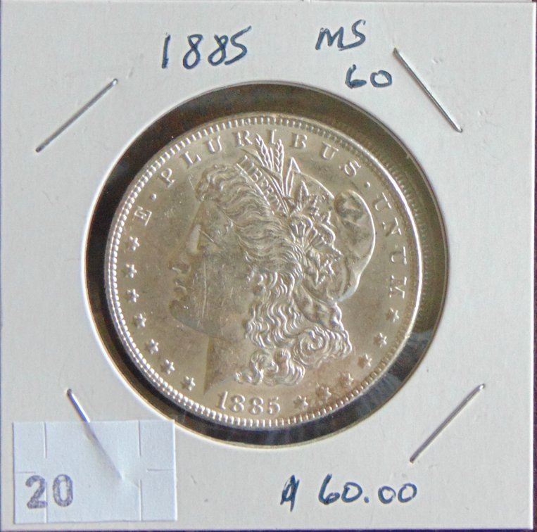 1885 Morgan Dollar AU-MS.