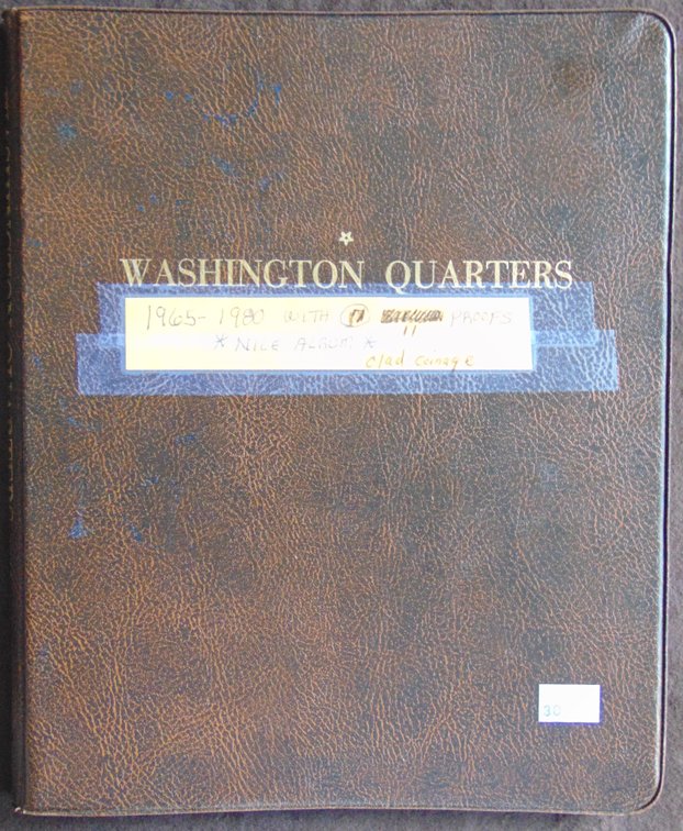 1965-1980 Washington Quarters (clad with 11 Proofs).