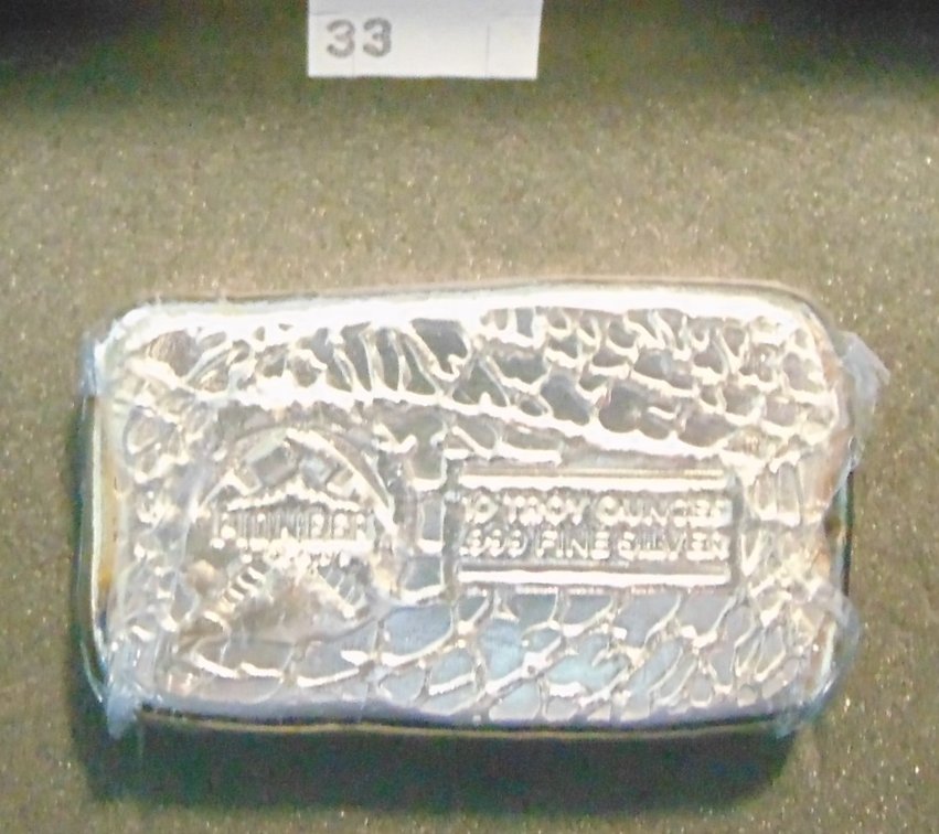 10 Troy Oz. .999 Pioneer Silver Bar.