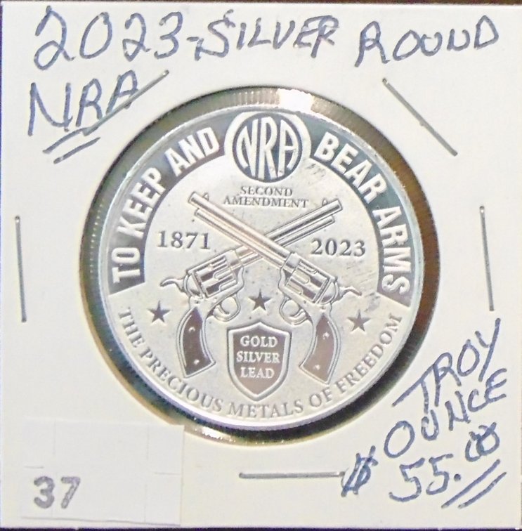 2023 NRA 1 Troy Oz. Silver .999