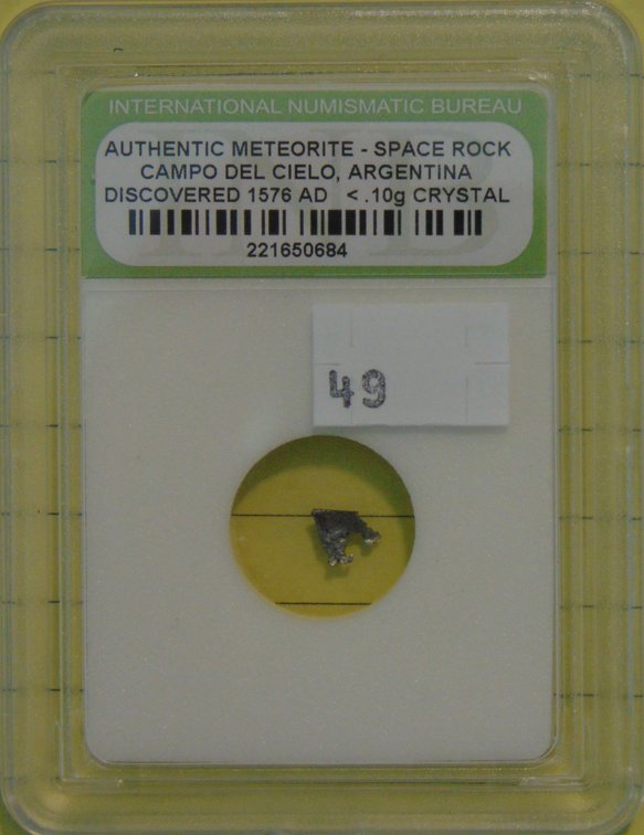 Authentic Meteorite discovered in Argentina in 1576.