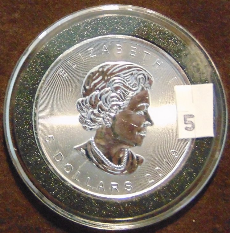 2019 Canada Silver Maple Leaf 1 Troy Oz. .9999