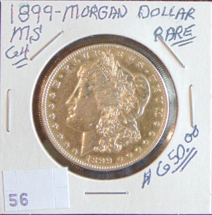 1899 Morgan Dollar (good date, low mintage).