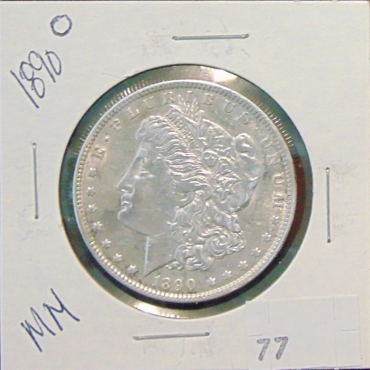 1890-O Morgan Dollar.