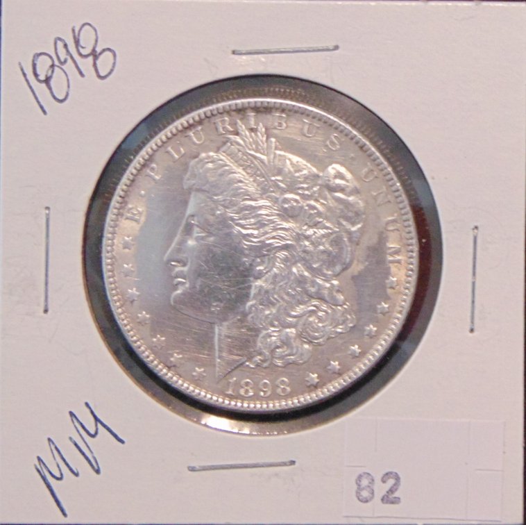 1898 Morgan Dollar.