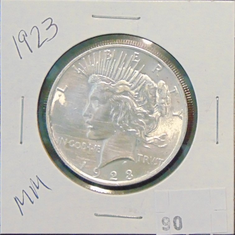 1923 Peace Dollar.