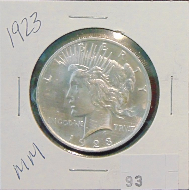 1923 Peace Dollar