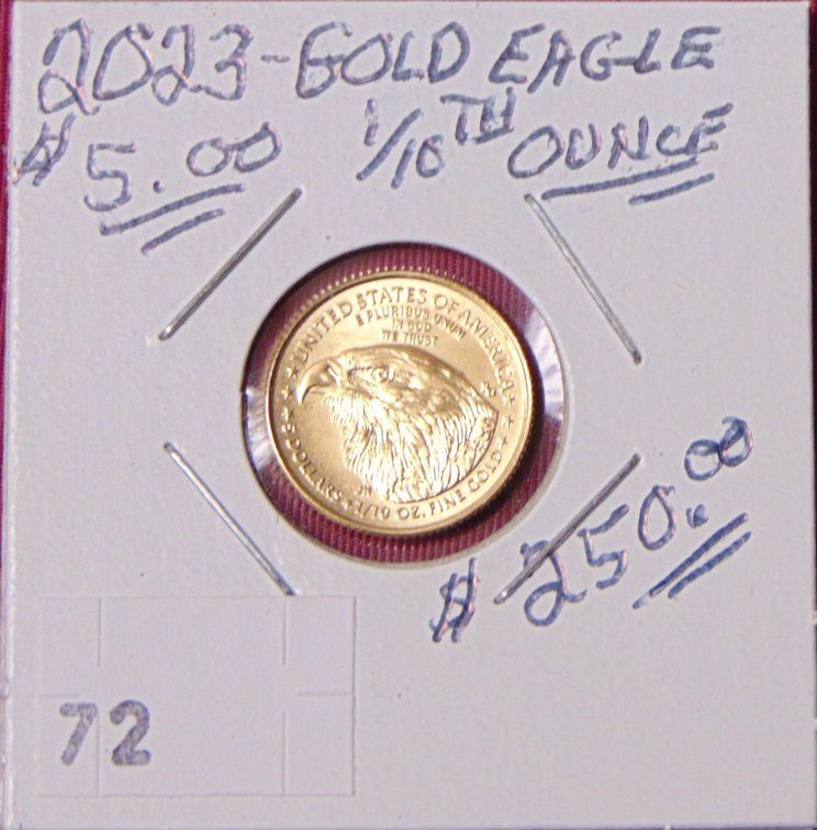 2024 1/10 Oz. Gold Eagle.