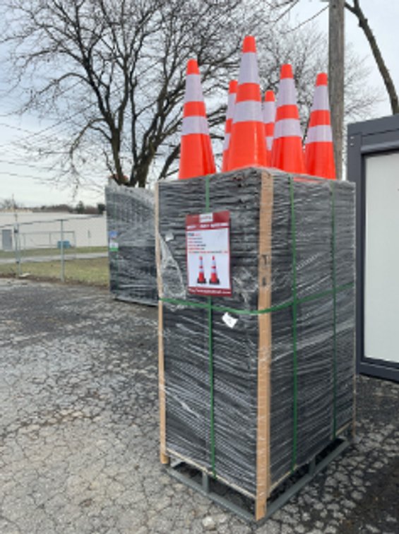 New Skd Lot Of 250 PCS 28" PVC Traffic Cones