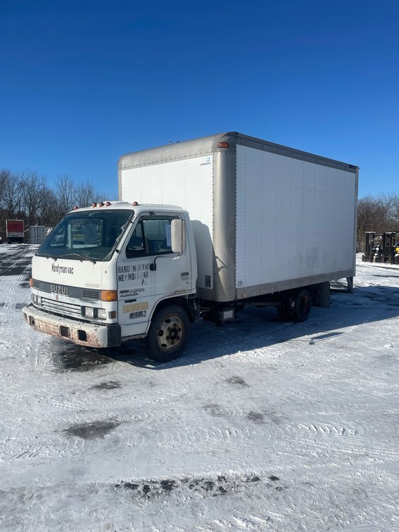 1990 Isuzu NPR FlatLow Diesel 14' Box Truck