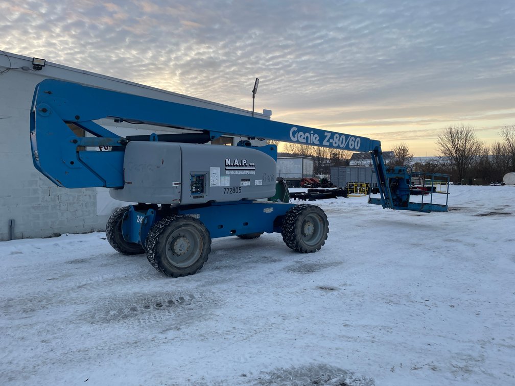 2005 Genie Z-80/60 4X4X4 Man Lift W/ JIB