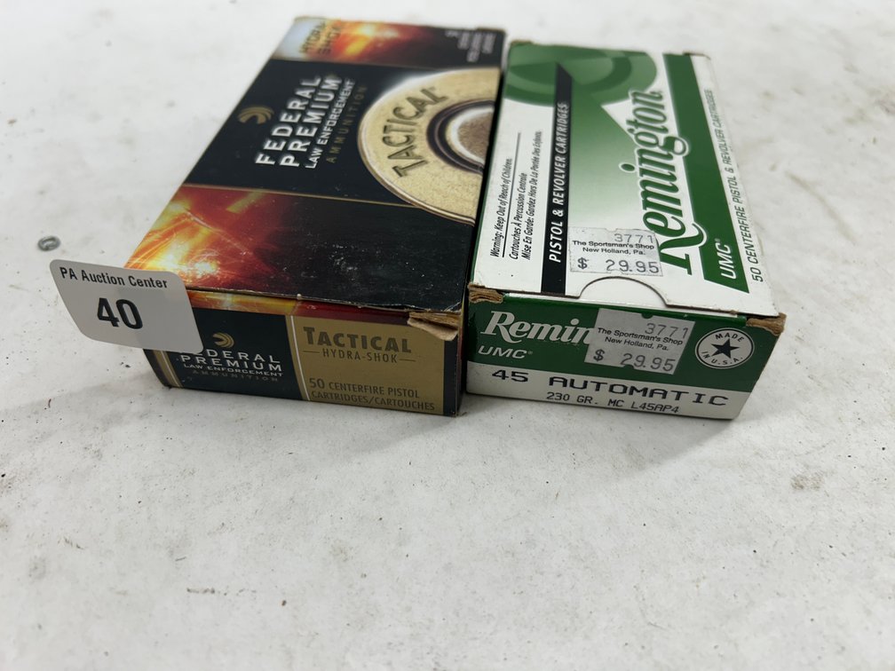 (100 rds) 45 Auto Ammo, 230 GR.
