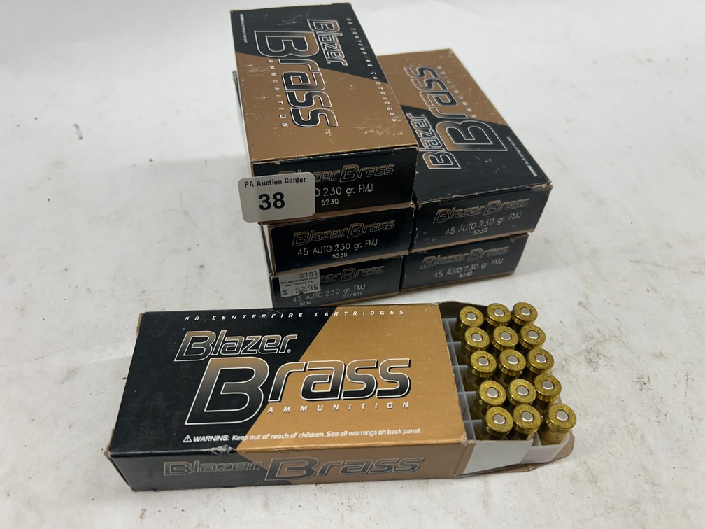 (265 rds) 450 Auto Ammo, 230 GR. Ammo