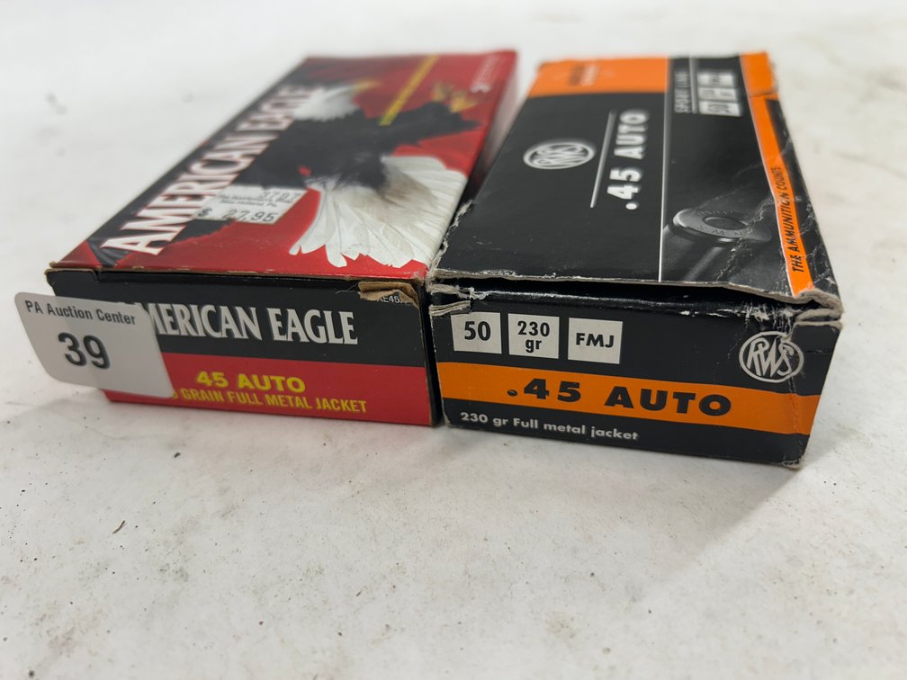 (100 rds) 45 Auto Ammo, 230 GR, Full Metal Jacket