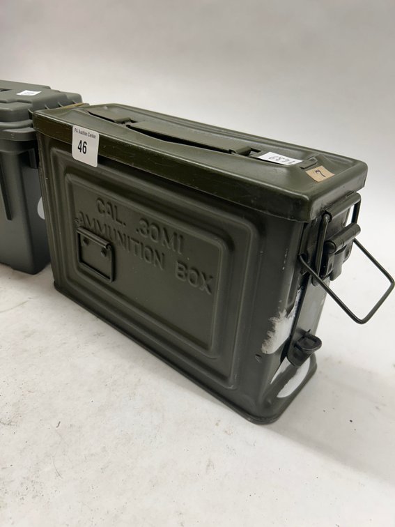 Lot of 2 Ammo Cans
