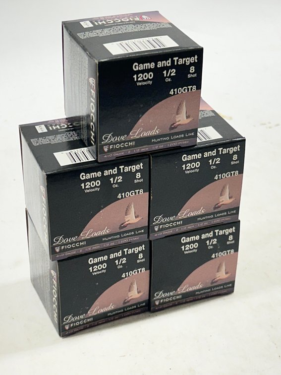 (125 rds) 410 Gauge Ammo, 8 Shot, Game & Target
