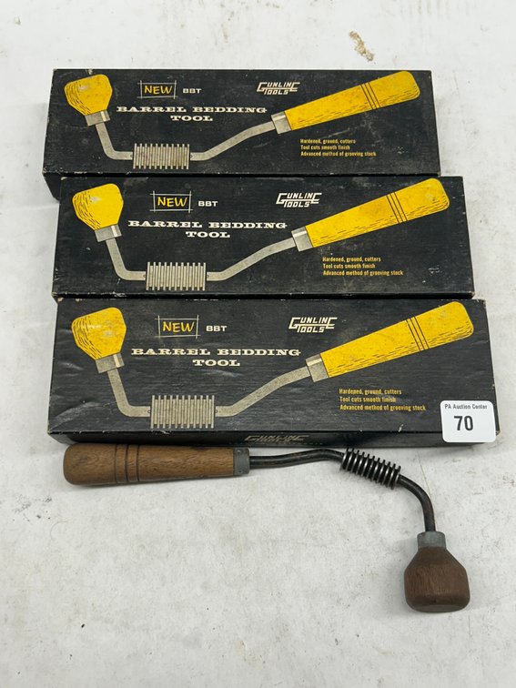 Lot of 4 Gunline Tools Barrel Bedding Tools